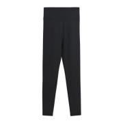 Sorte Leggings Polene Sportstøy Slim Fit