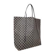 Sort By Malene Birger Abrille Printed Tote Bag Black Veske