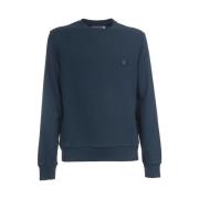 Bomull Crewneck Sweatshirt med Logo