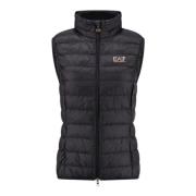 Svart Logo Bokstav Rosagold Gilet