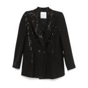 Elegant Svart Blazer for Kvinner