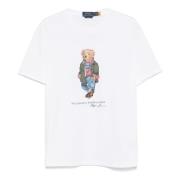 Brodert 'Polo Bear' Bomull T-skjorte