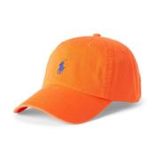 Oransje Bomull Chino Ball Cap