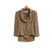 Pre-owned Beige stoff Moschino jakke