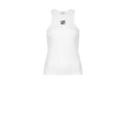 Ribbet Bomull Tank Top