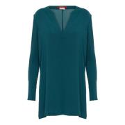 Elegant V-hals Bluse