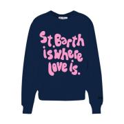 Sport Logo Crewneck Sweatshirt i bomull