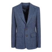 Blå Blazer for Kvinner Aw24