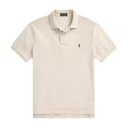 Beige poloskjorte