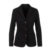 Vinter Svart Blazer Jakke