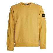 Sennep Børstet Bomull Fleece Sweatshirt