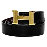 Pre-owned Leather belts