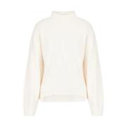 Blå Polo Neck Sweatshirt Aw22