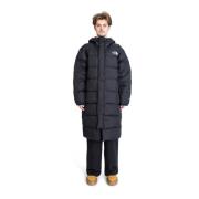 Svart Nuptse Parka Jakke