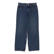 Høy Midje Brede Ben Denim Jeans