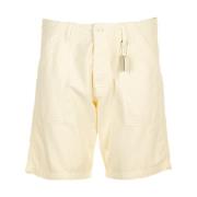 Hvite Bermuda Shorts