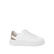 Hvite Beige Brune Sneakers for Kvinner