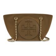 Brun Chain Crossbody Veske