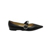 Pre-owned Leather flats