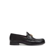 Sort Loafer Sko Elegant Stil