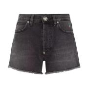 Svarte Hot Pants Shorts