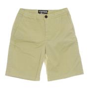 Beige Jogger Shorts Lettvektsstoff