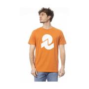 Oransje Logo Print Tee