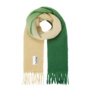 Ombre Frynset Mohair Skjerf