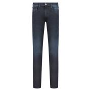 Mørkeblå Hyperflex Slim Fit Jeans