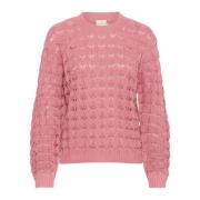 Strikket Pullover i Mesa Rose