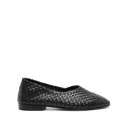 Flettet Skinn Slip-On Sko