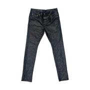 Svart Skinny Stretch-Bomull Jeans