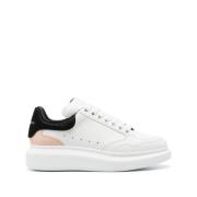 Hvit/Svart/Rosa Panel Sneakers