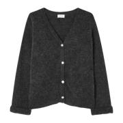 Koselig Oversized East Cardigan - Charcoal Melange