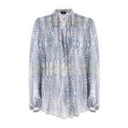 Silk Voile Paisley Print Blouse