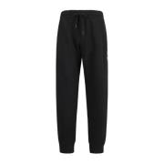 Bomull Jogger Sweatpants med Glidelåslommer