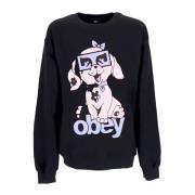 Svart Crew Neck Sweatshirt Valp