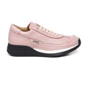 Rosa Sneakers med Klassisk Hvit Innsats