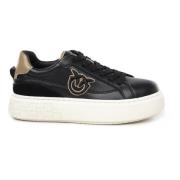 Svarte Sneakers med Love Birds Logo