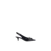 Pyntet Slingback Kitten Hæl Pumps