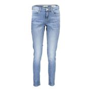 Lysblå Bomullsbukse & Jeans, Ultra Skinny