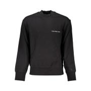 Elegant bomulls sweatshirt med rund hals