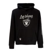 Las Vegas Raiders Script Hoodie Svart/Hvit