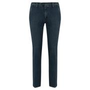 Slim Fit Blå Denim Bukser