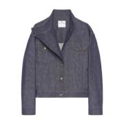 Grå Denim Jakke Outerwear Aw24