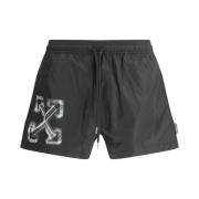 Sporty Chic Svømmeshorts med Snøring