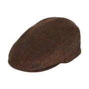 Mønstret Tweed Flat Cap