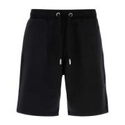 Sort bomull Bermuda shorts