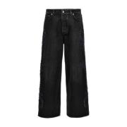 Svarte Denim Flared Jeans