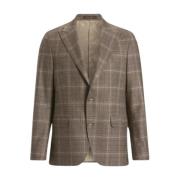 Brun Rutete Blazer Regular Fit